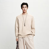 Men's Solid Raglan-Sleeve Sweater